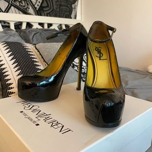 YSL Tribute Too Vitello Vernice Shoes